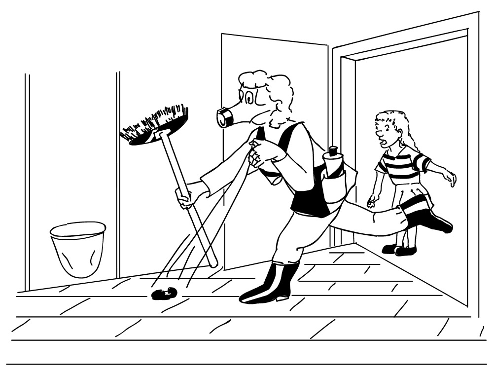 Kleine Illustrationen lockern ernste Themen auf