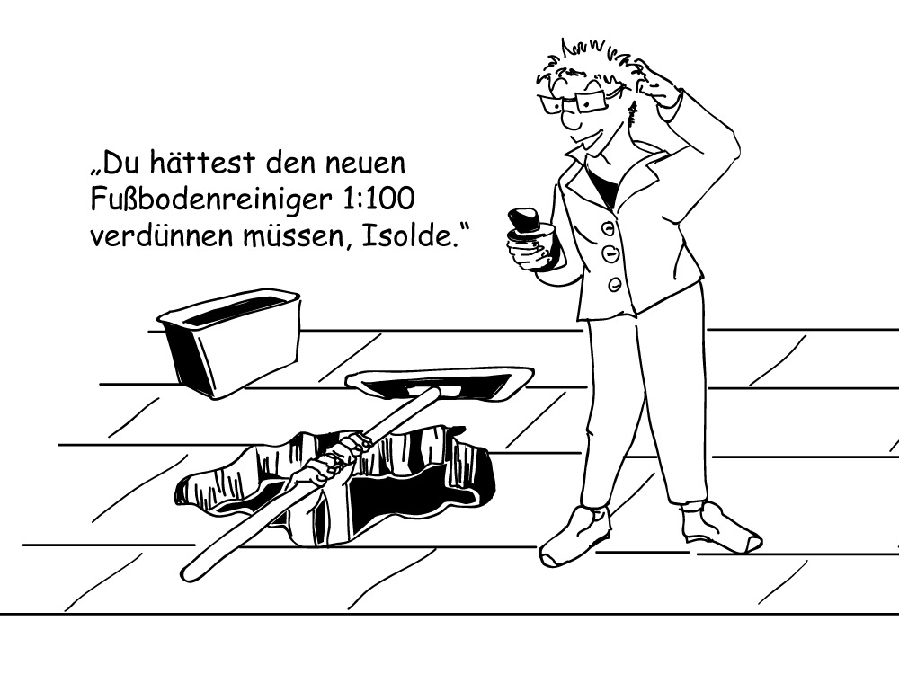 Kleine Illustrationen lockern ernste Themen auf