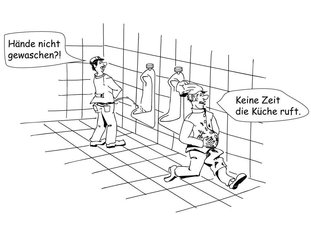 Kleine Illustrationen lockern ernste Themen auf