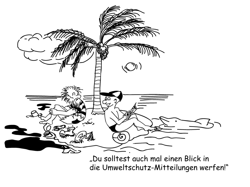 Kleine Illustrationen lockern ernste Themen auf